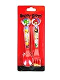 Angry Birds Toddler Fork and Spoon (Utensils) by Zak Designs