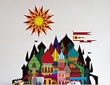 BLIK(ブリック) プロ仕様 ウォールステッカー イマジナリーキャッスル Imaginary castle - Large