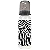 Rock Star Baby Zebra Print 8 oz Baby Bottle by Rock Star Baby