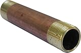 LASCO 17-9497 3/4-Inch by 5-Inch Red Brass Pipe Nipple [並行輸入品]