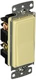 Hubbell Wiring Systems RSD215I tradeSELECT Double Pole Decorator Quiet Rocker Switch, 15A, 120-277V 