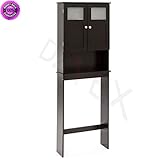 dzvexバスルームover-the-toiletスペースセーバーストレージキャビネット(エスプレッソ) とシャワーキャディターゲットPole Shower CaddyシャワーキャディベッドBath 