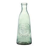 PL 一輪挿し ロゴ入り ガラスボトル グリーン 22348