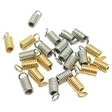 HAMILO 紐留め金具 アクセサリーパーツ カシメ ハンドメイド DIY 400個セット