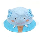 MY STAGE ベビー 帽子 アニマル ドーム ハット キャップ コットン 赤ちゃん 新生児 日よけ 春 (ライトブルー)