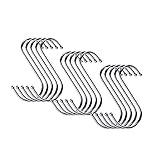 S字フック ウォール ステンレス お風呂 収納 Sカン 小物掛け 吊り下げ15個set (9cm×15pcs)
