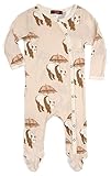 Milkbarn竹Footed Romper「ピンクパンダ」 カラー: ピンク