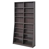 JKプラン MORION 文庫本 収納出来る本棚 ラック 幅90cm ダークブラウン fr-009-db