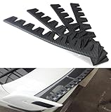 Piece of peace product ボルテックスジェネレータ シェブロン形状 実効空力デバイス ディフューザー (カーボン4本)