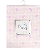 Ben & Noah Fitted Crib Sheet- Pink Petals by Ben & Noa