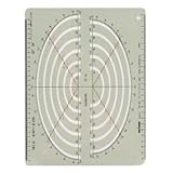 ドラパス テンプレート E211 楕円定規 アイソメトリック用 No.6 31211