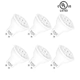 GU10 LED Bulbs 50W Equivalent, SHINE HAI 4000K Daylight White Spotlight Bulb GU10 Base, UL-Listed Le