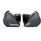 qdc SUPERIOR Piano Black [10mmシングルフルレンジダイナミックドライバー搭載イヤホン] 同軸デュアル磁気回路＆デュアルキャビティ構造 IEM2pinコネクター採用 ハイレゾ リスニング/モニター/ライブ/ゲーム【QDC-S