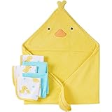 Carter's (カーターズ) ベビー フード付きバスタオル&ミニタオル5枚セット (ヒヨコ) [並行輸入品]