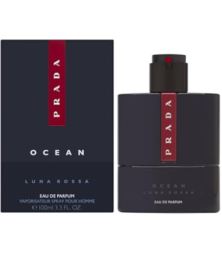 Prada Luna Rossa Black for Men 3.4 oz Eau de Parfum Spray : PRADA