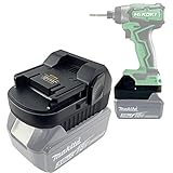 YMWLKJ マキタバッテリーをHikoki（日立）のツール製品に変換使用するアダプター バッテリー 変換 アダプター マキタのバッテリーをHikokiの機材に装着するためのアダプタ、マキタバッテリーをHiKOKIの工具で使えるアダプター(アダプターのみ) Black