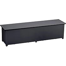 CAINZ アルミ収納ベンチ ブラック 120cm Amazon.co.jp: カインズ(CAINZ) ベンチストッカー 静かに開閉