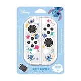 Switch Switch有機EL コントローラー カバー クリア 透明 スティッチ ディズニー キャラクター Disney リロ&スティッチ PG-DJC03STI