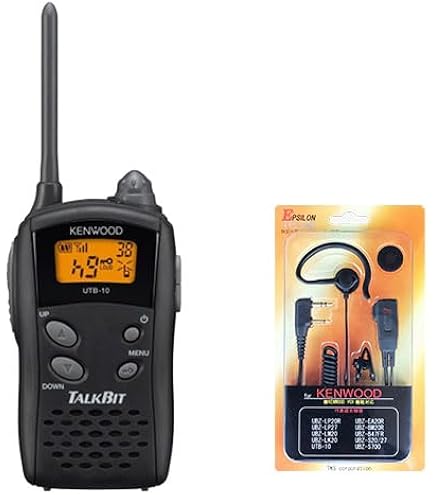 KENWOOD UTB-10 トランシーバー イヤフォン付き JVCケンウッド TALKBIT トークビット 特定小電力トランシーバー UTB-10