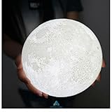 直径3d印刷MoonランプUSB LED夜間ライトMoonlightギフトタッチSenso 15cm