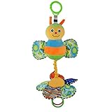 DEHANG ベビーカー用おもちゃ 赤ちゃんの知育玩具 はじめてにぎにぎおもちゃ リンリンラトル - 蜂