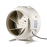 (ホン&ガーン)Hon&Guan 有圧 換気扇 産業用 園芸栽培　換気送排風機 遠心ダクトファン　IP44防水 200mm