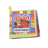 Lovoski ベビー　キッズ　布ブック　マーク　知育玩具　読み興味　多色　全６パタン - 野菜