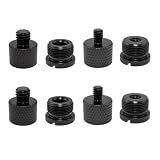 YANYULI カメラネジ変換アダプター 変換ネジアダプター 8個セット 3/8"オス-5/8"メス 1/4"オス-5/8"メス マイクアクセサリ 連結ネジ 三脚ネジ 撮影補助ツール