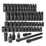 Craftsman 55 Pc. 1/2 In. Drive Dual Mark Impact Socket Set [並行輸入品]