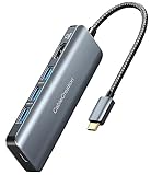 USB C ハブ 8K HDMI,CableCreation 5-in-1 Type C ハブ 8K30Hz/4K120Hz/4K60Hz/4K30HzHDMI対応 100W PDポート 3つUSB3.0ポート iPhone15 iPhone15Pro Max MacBook Air MacBook Pro iPad Pro等に対応