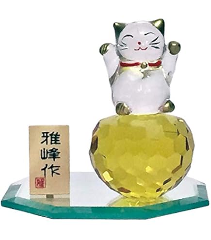 ローズクォーツ 招き猫 彫刻 ローズクォーツ 招き猫 彫刻