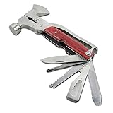 bettalハチェットAxe Hammer forアウトドアキャンプ緊急サバイバルツール、スチール、木目