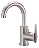 Danze Parmaシングルハンドルセンターセット洗面所蛇口 W 3" x D 5 1/4" x H 9 1/2" D221558BN 1