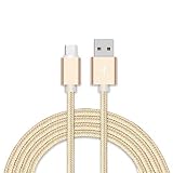 USB Type C ケーブル【長さ2m】急速充電 USB-A to USB-C ケーブル ナイロン編み 高速データ転送 タイプc 充電ケーブル iPhone16 iPhone15 Pro Max Plus Xperia Galaxy AQUOS Pixel Arrows Huawei Macbook Pro その他Type-C全機種対応（2m, ローズゴールド）