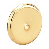 prime-line製品U 9200キャビネットノブバックプレート、真鍮メッキ、( Pack of 2 )