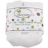 OsoCozy All In One Cloth Diaper Ver 3.0 (Small, White) by OsoCozy [並行輸入品]