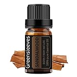 GREENSLEEVES サンダルウッド エッセンシャルオイル 100％ ピュア精油 ナチュラル ディフューザー用 マッサージ用 アロマ テラピー 10ml