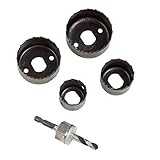 Vermont American 18398 Carbon Steel Hole Saw Set, 5 Piece by Vermont American