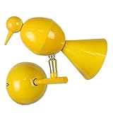 CGJDZMD 壁Sconce北欧の現代シンプルな動物の鳥の形の壁ランプG4のLED光源とクリエイティブ子供バードウォールライトリビングルーム、ベッドルーム、子供部屋照明 ( Color : Yell
