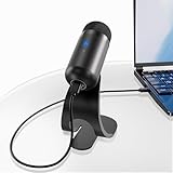 【技術改良】USB PCマイク 高感度 スタンド microphone 無(全)指向性 パソコンマイク リマインダーライト ィング ワンタッチミュート プラグ&プレイ 360˚全方向集音 ゲーミング ゲーマー向け 小型 超コンパクト テレワーク 会議用 配信用 録音 ゲーム実況 ボイズチャット 有線タイプ PC/PS 4/PS 5/Windows/マック 日本語取扱説明書