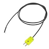 uxcell　熱電対コネクタ　熱電対プラグ　熱電対キット　線ケーブル付き　サーモメーター　温度計　Kタイプ　0－300℃　1M長さ