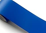 Peel & Stick Border Sticker Solid Blue Color Contact Paper Self-adhesive Removable Border Roll KS023