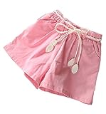 (チェリーレッド) CherryRed 子供 女の子 男の子 子供 ショートパンツ ハーフパンツ 夏物 デニム140 ピンク