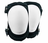 Custom Leathercraft V237 Swivel Kneepads, Stitched, Plastic Cap by Custom Leathercraft