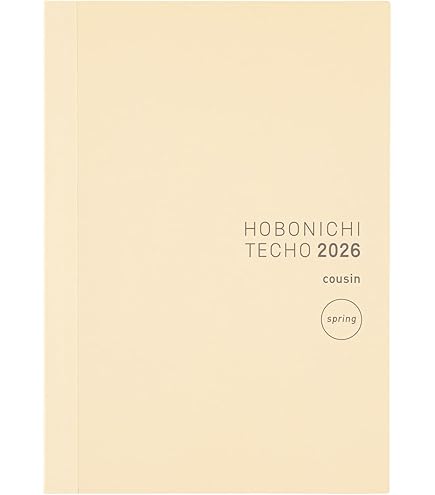Amazon.co.jp: ほぼ日手帳2026本体カズン[A5/1日1ページ/1月/月曜