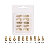 URIJK 小型電気ドリル ビットコレット マイクロ ツイスト ドリル チャック セット アレン レンチ付き 0.5-3.2mm