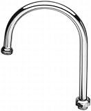T & S真鍮133 x M Swivel Gooseneck with 5 – 11 / 16インチSpread , 10 – 3 / 8インチ高さと6 – 3 / 8インチクリアランス