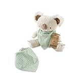 Baby Aspen Outback Jack Koala Plush Plus with Bandana Bib for Baby, Beige/Multi, 0-6 Months by Baby 