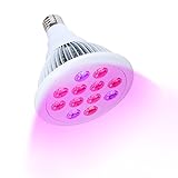 T-SUN LED植物育成ランプ 12W E26口金 36W相当 赤/青 プラントライト 園芸 水耕栽培 室内栽培