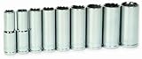 Williams 32926 9-Piece 1/2-Inch Drive Deep 12 Point Socket Set by Williams